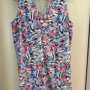 Tommy Bahama shift dress with pockets sz L
